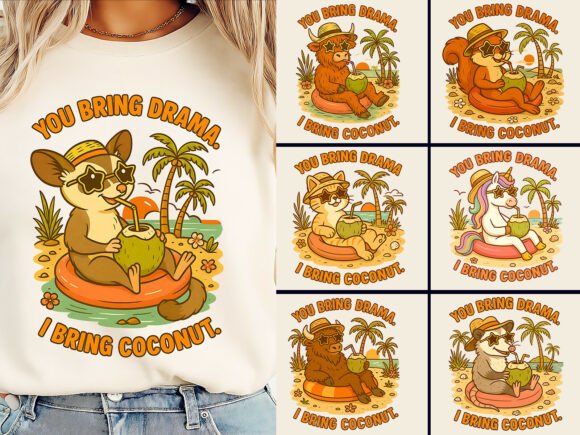 Download Funny Summer Animal SVG T-Shirt Bundle - Premium Resources