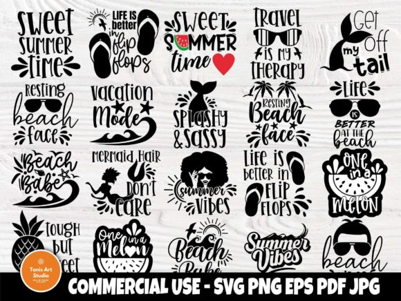 Download Summer SVG Cut Files, Beach Svg, Mermaid - Premium Resources