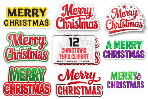 Download Merry Christmas Sticker Designs - Designs Collection