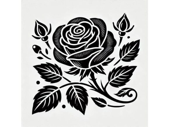 Download Black Rose with Sleek Designs and Blooms - Designs Collection