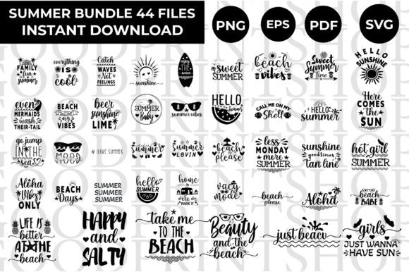 Download 44Funny Summer SVG Bundle,watermelon Svg - Premium Resources